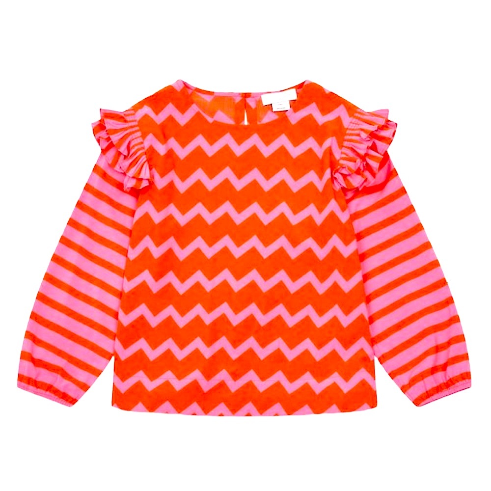 Stella McCartney Kids Zig Zag Blouse